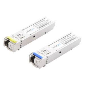LINKEDPRO BY EPCOM LP-SFP-BD-1G-5 – Transceptor Óptico SFP Bidireccional / 1.25 Gbps / Monomodo 1310/1550 nm / LC/UPC Simplex / DDM / Alcance 5 km (16,404 ft) / 2 Piezas