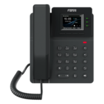 FANVIL V60P – Teléfono IP Empresarial / 4 Líneas SIP / Pantalla LCD 2.4 Pulgadas Color / Conferencia 6 Vías / PoE 802.3af / Audio HD Opus