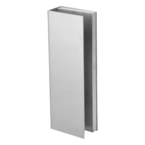 RCI - DORMAKABA GB-8134 – Bracket de Montaje Tipo U / Puertas de Vidrio 3/4" (19.1 mm) / Chapas Magnéticas 600 a 1200 lbs / Ajuste por Opresores / Aluminio Anodizado