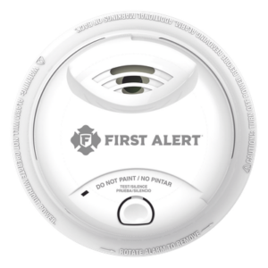 FIRST ALERT SA350B – Detector de Humo Autónomo, No Requiere Panel, Batería Sellada de Litio por 10 años, Sensor por Ionización, Sin cableado