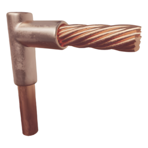 TOTAL GROUND TGM-CTV-5/8R-4 – Molde para Soldadura Exotérmica / Tipo L / Tope Varilla 5/8 in (0.52 ft) / Cable 4 AWG / Carga #65