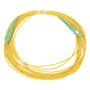 LINKEDPRO BY EPCOM LP-FO-SCA-SCA-05 – Jumper de Fibra Óptica / SC/APC a SC/APC / Monomodo OS2 / Simplex / 5 m (16.40 pies) / 2 mm / PVC