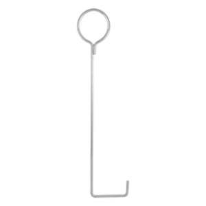 SYSCOM TOWERS SAP-02 – Ancla de Piso para Retenida / Varilla 1/2' / Longitud 92 cm (36') / Torre 30 m (98.4 ft) / Argolla 13.6 cm (5.3') / Galvanizado Electrolítico