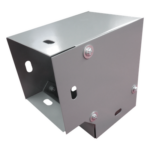 CHAROFIL CH-DCH9065L – Codo Horizontal para Ducto / 90 Grados / 65 x 65 mm (2.5 x 2.5 in) / Acero al Carbón / Color Gris