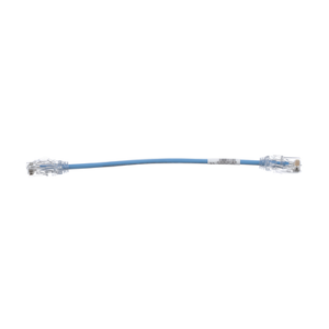 PANDUIT UTP28X0.2MBU – Cable de Parcheo UTP / Cat6A / 28AWG / CM-LSZH / 20 cm (0.66 ft) / Azul