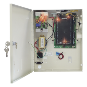ROSSLARE SECURITY PRODUCTS AC-215IP-L – Controlador de Acceso para 2 Lectoras / 30,000 Tarjetas / Incluye Gabinete y Fuente de Alimentación
