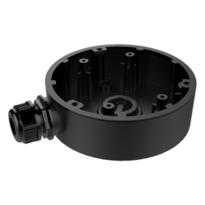 HIKVISION DS-1280ZJ-DM46(BLACK) – Caja de Conexión Exterior / Aleación Aluminio y Acero / 120 mm x 36.2 mm / Tratamiento Anticorrosivo / Color Negro