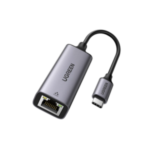 UGREEN 50737 – Adaptador de Red / USB-C 3.1 a RJ45 / 5 Gbps / 10/100/1000 Mbps / Thunderbolt 3 / Cable 10 cm (0.33 ft)
