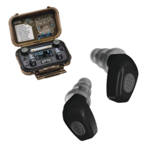 OTTO V4-11029 – Tapones auditivos electrónicos / Detección y filtrado de voz / Atenuación 40 dB / Amplificación 5x / IP67 / 16 horas batería