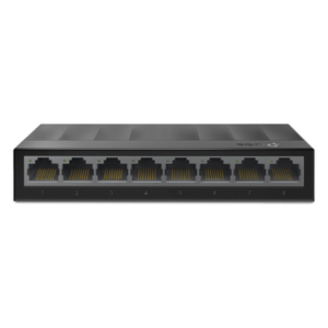 TP-LINK LS1008G – Switch de escritorio / 8 puertos Gigabit / 16 Gbps capacidad de conmutación / Fanless / 4.89W máximo