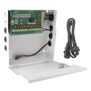 EPCOM POWERLINE PLK12DC20ABK – Fuente de Poder Profesional / 12 Vcc @ 20 A / 18 Canales / Entrada Universal 96-264 Vca / Protección de Batería 10.5 V