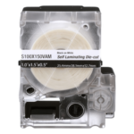 PANDUIT S100X150VAM – Casete de Etiquetas Autolaminadas / 175 uds / 25.4 x 38.1 mm / Cables 4-8.1 mm / Vinilo Blanco
