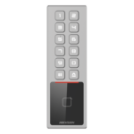 HIKVISION DS-K1T805MX – Teclado de Control de Acceso Antivandálico / IP65 & IK08 / 3,000 Usuarios / 10,000 Tarjetas / Lector MIFARE 13.56 MHz / TCP/IP y RS485 / 100,000 Eventos