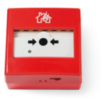 INIM ELECTRONICS EC0020 – Pulsador Manual de Alarma / Direccionamiento Automático / EN 54-11 / EN 54-17 / Aislador de Cortocircuito / LED Multicolor / 240 Direcciones