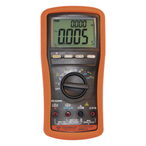 TEMPO MM-810 – Multímetro Digital / Doble Pantalla LCD / True-RMS / 13 Funciones de Medición / Retroiluminación / Alerta BeepJack
