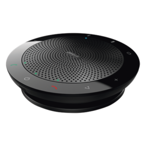 JABRA SPEAK-510 – Altavoz de Conferencia Portátil / Micrófono Omnidireccional 360° / Bluetooth y USB / 15 Horas de Autonomía / DSP Anti-eco / Botón Inteligente Configurable