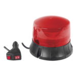 EPCOM INDUSTRIAL SIGNALING XM-1535-R – Burbuja LED Giratoria / 9 LEDs / Montaje Magnético / IP65 / 12 VCC / 2 Patrones de Destello