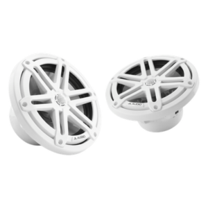 JL AUDIO 10-03068-00 – Bocina Náutica / 7.7 Pulgadas / Rejilla Deportiva Blanca / Marinizada UV / Uso Marino Extremo