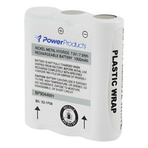 POWER PRODUCTS PP-HNN9044MH – Batería Ni-MH / 1000 mAh / 7.5 V / 500 Ciclos / -10°C a +65°C / Termoretráctil / Radios Motorola