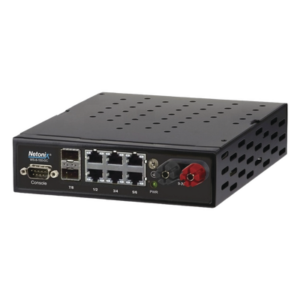NETONIX WS8150DC – Switch WISP PoE pasivo Administrable de 8 puertos (6 PoE Gigabit + 2 SFP) entrada de 9-72 Vcc