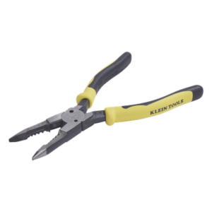 KLEIN TOOLS J206-8C – Pinzas Pelacables / 8-16 AWG Sólido / 10-18 AWG Trenzado / Corte Tornillos 6-32 y 8-32 / 8-5/8 Pulgadas (219 mm) / Mango Journeyman Antideslizante