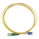LINKEDPRO BY EPCOM LP-FO-LCU-LCA-03 – Jumper de Fibra Óptica / Monomodo 9/125 / LC/UPC-LC/APC / OFNR Riser / 2.0 mm / Dúplex / 3 m (9.84 ft) / Amarillo