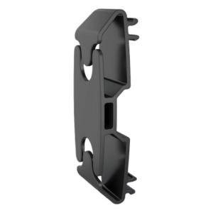 EPCOM INDUSTRIAL SDJH167 – Pieza de Gestión de Cables / Riel para Video Wall LED / Plástico Resistente / Diseño Modular / Color Negro