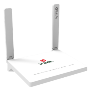 V-SOL V2804BE36T-H – ONU GPON/EPON / Wi-Fi 7 / 1 Puerto 2.5 Gigabit / 3 Puertos Gigabit / Puerto CATV / 2 Antenas 5 dBi / Hasta 3600 Mbps