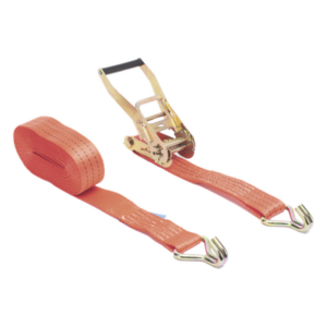 PRECISION PST-S020-02 – Eslinga Sintética / Ancho 50 mm / Longitud 10 m (32.8 ft) / Gancho y Tensor Metálico / 15,000 N Capacidad / 30,000 N Ruptura