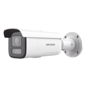 HIKVISION DS-2CD2643G2-LIZS2U – Cámara Bala IP / 4 Megapixel / Lente Motorizado 2.8-12 mm / Dual Light 60 m (196.9 ft) / WDR 120 dB / IP67 / IK10 / PoE+ / Audio Bidireccional