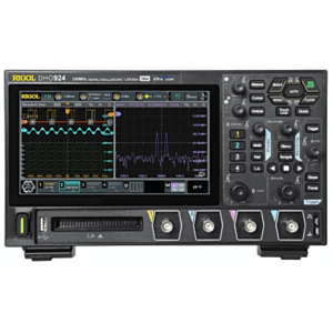 SYSCOM DHO924 – Osciloscopio Digital / 4 Canales / 250 MHz Ancho de Banda / 1.25 GS/s Muestreo / 7' TFT LCD / 50 Mpts Memoria