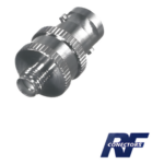 RF INDUSTRIES,LTD RFB-1142 – Adaptador de Conector RF / BNC Hembra a SMA Hembra / Montaje en Línea / Cuerpo Niquelado / Contacto de Oro / Aislante de Teflón