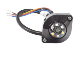 ECCO ED9015RW – Luz de Advertencia Direccional LED / 6 LED / Rojo/Claro / IP67 e IP69K / 12-24 V / 69 Patrones Sincronizables