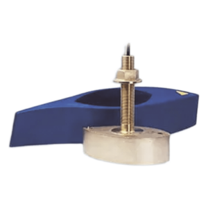 GARMIN 10-12379-20 – Transductor de montaje a través del casco / Bronce / 1 kW / 3,000 ft (914 m) / Dual frecuencia 42-65 kHz y 130-210 kHz / 12 pines