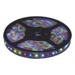 JWJ JLTL-5050-IP20-RGB – Tira LED multicolor / 5 m (16.4 ft) / IP20 / 12 V CD / 22 W / 900 lm / 140° / Interior