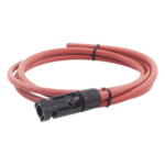 EPCOM POWERLINE CBL-MC4-1.5R – Cable Fotovoltaico / 1.5 m (4.9 ft) / Calibre 10 AWG / Terminal MC4-M / Rojo