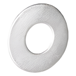 CHAROFIL CH-ARD-PL-6 – Arandela Plana / Acero Galvanizado / Diámetro Interno 1/4" / Acabado Electro Zinc