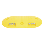 ACCESSPRO AC22-12BY – Boya Vial / Plástico Duradero / 20 Toneladas / LED Reflejantes / 4 Orificios / 8.7 x 4.7 x 1 pulgadas