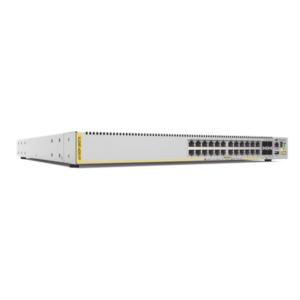ALLIED TELESIS AT-X510DP-28GTX – Switch Stackeable Capa 3 / 24 Puertos Gigabit RJ45 / 4 Puertos SFP+ 10G / Fuentes Hot Swap / 128 Gbps / 95.2 Mpps