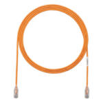 PANDUIT UTP28SP1OR – Cable de Parcheo UTP / Cat6 / 28AWG / 0.30 m (1 ft) / Diámetro Reducido 3.8 mm / LSZH / PoE++ / 250 MHz