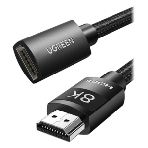 UGREEN 40447 – Cable de Extensión HDMI / HDMI 2.1 / 8K@60Hz / 48 Gbps / 28AWG Cobre Puro / 1 Metro (3.28 Pies) / Macho a Hembra / Extensión hasta 3 Metros (9.84 Pies)