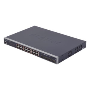 PLANET WGSW-24040HP4 – Switch Administrable L2+ de 24 puertos 10/100/1000T PoE+ con 4 puertos combo TP/SFP Gigabit
