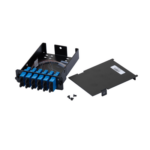 PANDUIT FCS9N-12-03P – Placa Acopladora de Fibra Óptica / 12 Pigtails Monomodo OS2 / 6 Conectores SC Duplex / 12 Fibras / 1 m (3.28 ft) / Color Azul