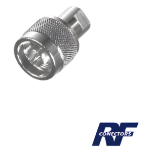 RF INDUSTRIES,LTD RFE-6107 – Adaptador en Línea / FME Macho a N Macho / Cuerpo Bronce Niquelado / Contacto Oro / Aislante Teflón