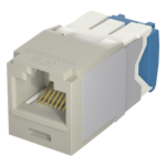 PANDUIT CJ6X88TGIG – Conector Jack RJ45 / Categoría 6A / 8 Posiciones 8 Cables / Terminación TG / PoE 100W / Color Gris