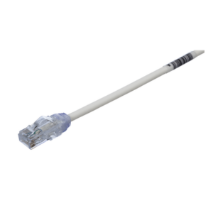 PANDUIT UTP28X0.5M – Cable de Parcheo UTP Cat6A / 28AWG / CM-LSZH / 0.5 m (1.64 ft) / Blanco