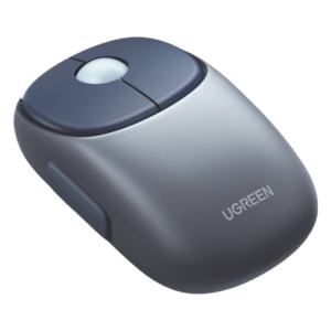 UGREEN 90538 – Mouse Inalámbrico / Bluetooth 5.0 y 2.4 GHz / 3 Dispositivos Simultáneos / 4 Niveles DPI hasta 4000 / Recargable USB-C / Alcance 10 m (32.8 ft) / 5 Botones
