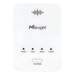 MILESIGHT GS101-915M – Sensor Detector de Fugas de Gas LoRaWAN / Alarma 85 dB / Salida de Relé y Válvula Solenoide / 800 Registros
