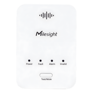 MILESIGHT GS101-915M – Sensor Detector de Fugas de Gas LoRaWAN / Alarma 85 dB / Salida de Relé y Válvula Solenoide / 800 Registros