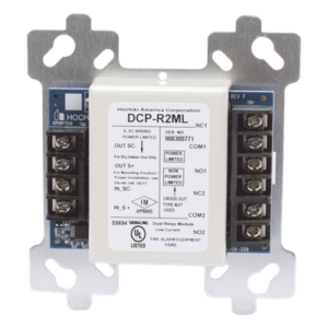 HOCHIKI R2M-L – Módulo de Relevador Doble / 2 Relevadores Independientes / 2A a 30 VDC / Lazo SLC Clase A o B / Hasta 128 Dispositivos / LED Bicolor